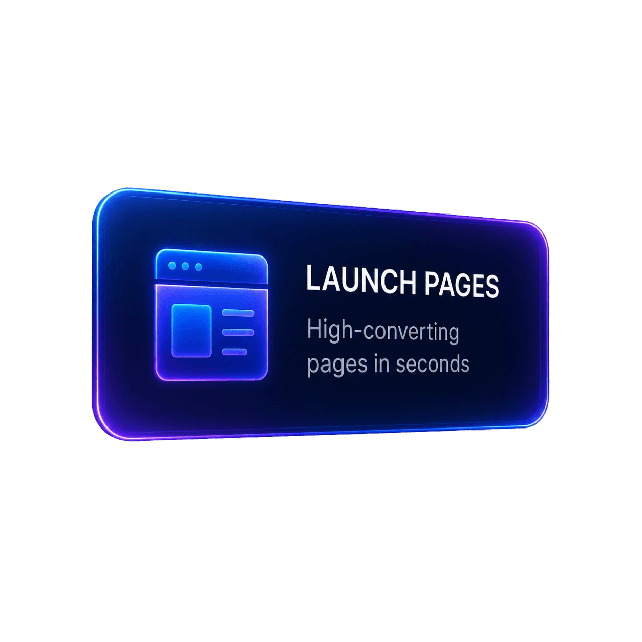 Launch Pages — high-converting pages in seconds